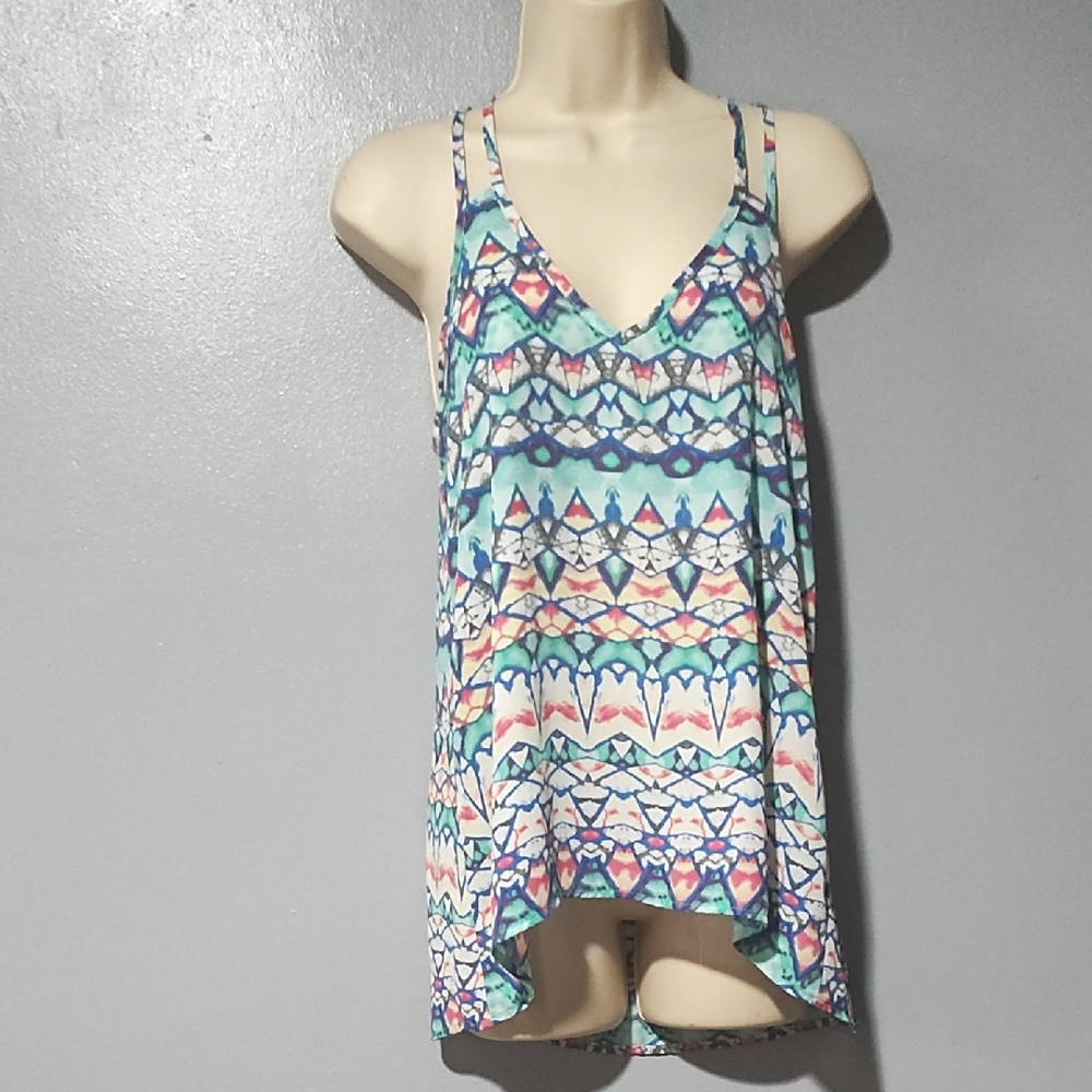 Everly Multicolor Patterned Women's Top - image 1